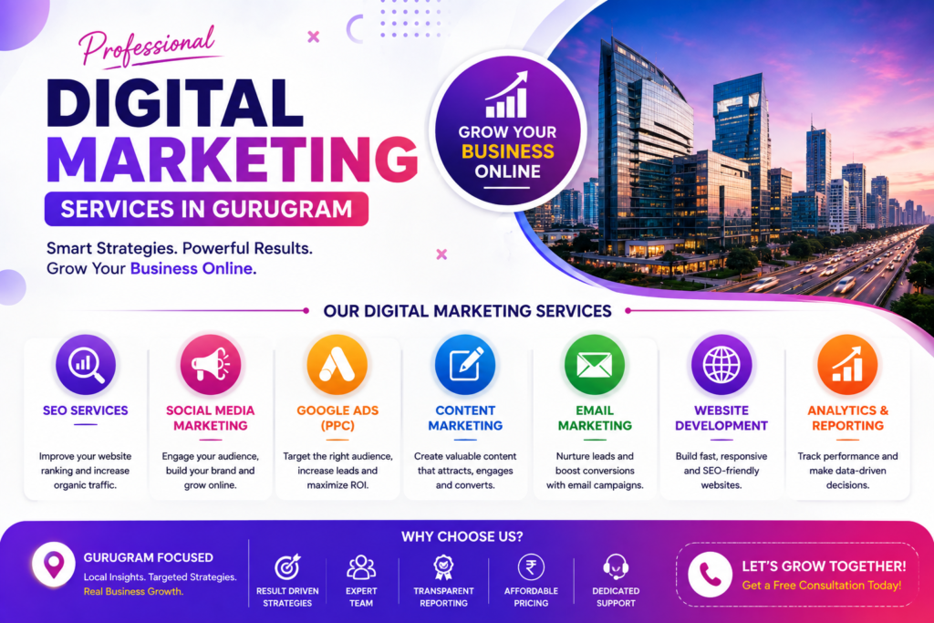 Digital Marketing Agency in Gurugram​